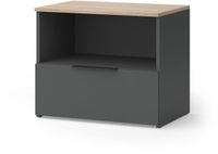 Vicco Wido Sideboard – 60 x 50 cm met klep Antraciet/Sonoma