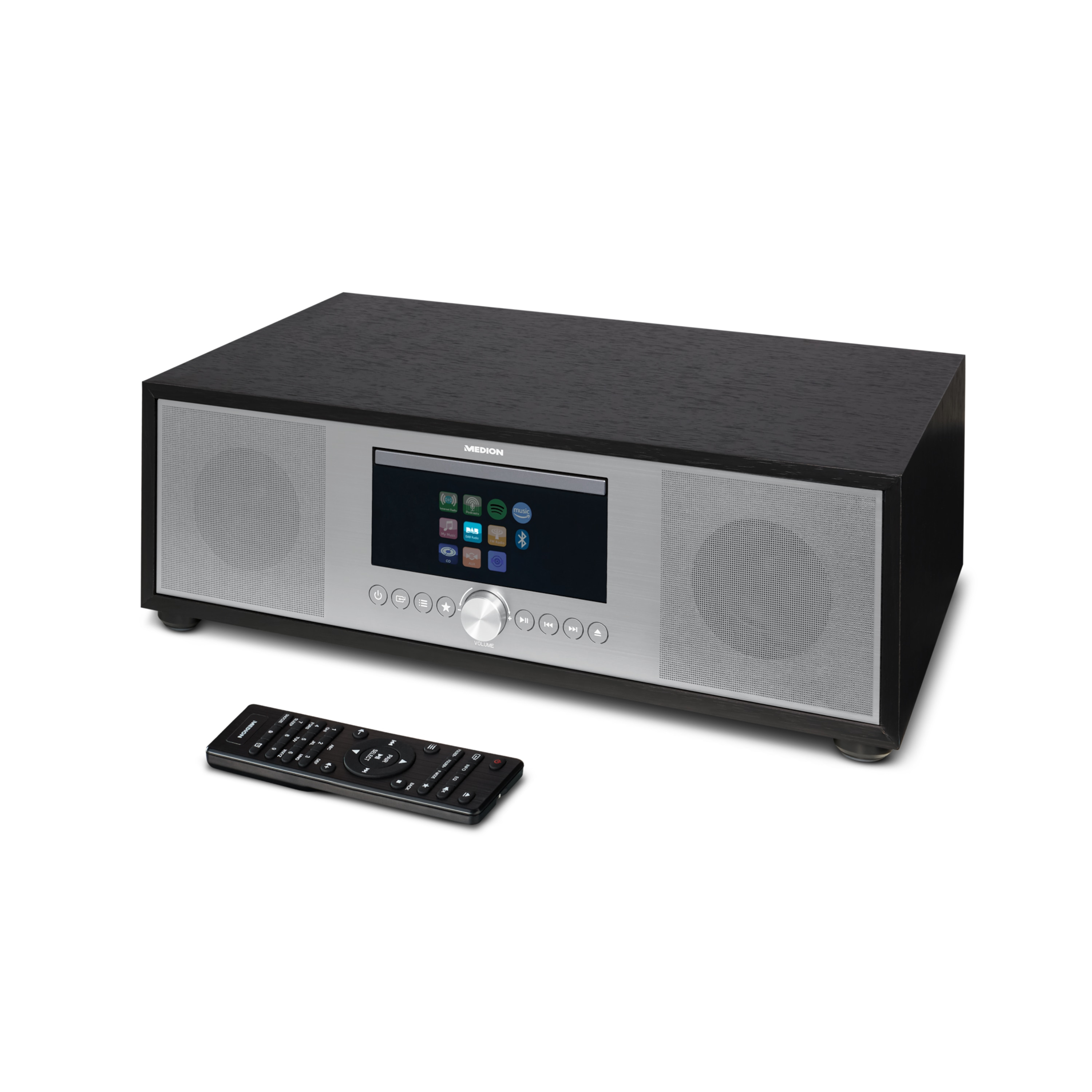 MEDION Medion P66400 - All-in-One Audio Systeem - DAB+ - Wifi - FM - CD/MP3-Player - Bluetooth - LCD-Display - Zilver