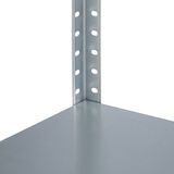 Relaxdays stellingkast - draaglast 200 kg - 4 etages - 150 x 75 x 30 cm - metaal - verzinkt