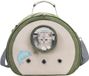 Merkloos / Sans marque Wan GmbH Reistas Huisdieren - Draagtas Dier - Veilig Vervoer - Ademend Mesh - 33x24x29cm - Groen