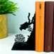 Balvi Scuba boekensteun Zwart Metaal