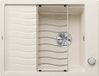 Blanco ELON 45 S 527068 Silgranit spoelbak, zacht wit