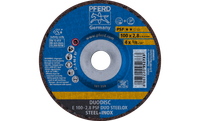 PFERD E 100-2,8 PSF DUO STEELOX/16,0 - Haakse slijper-accessoires - 10 stuks - 100 mm - 15300 rpm