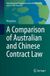 A Springer Nature International and Comparative Law in the Asia Pacific-A Comparison of Australian and Chinese Contract Law Hardcover