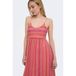 ONLY gestreepte zomerjurk roze