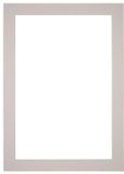 yd. Passe-Partout Fotomaat 15x25 cm - Lijstmaat 25x35 cm - Gris Granit