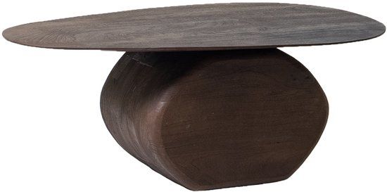 Giga Meubel Salontafel Ebbe - Organisch - Mangohout - 100cm