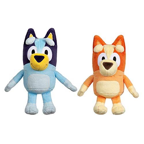 Bluey & Bingo 2 Pack 20cm Plush Official Collectible Character Stuffed Animal