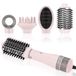 Merkloos Styler-set - 4-in-1 haardroger - Föhnborstel - 1000 W - Roze