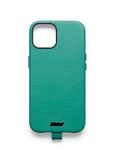 UNTAGS - Pallet iPhone 13 hoes - ledereffect materiaal - zachte microvezel binnenkant anti-kras - groen