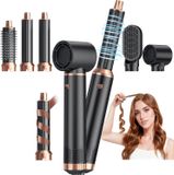 Nuvio HAARDROGER MET LOCKENSTYLING FUNCTIE, 5-IN-1, 3 VERSNellingen, IONISATIE, 1400W, REGELBARE VERMOGEN