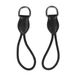 Horka D-ring Verlenger Zwart/Zilver Polyester 195 cm