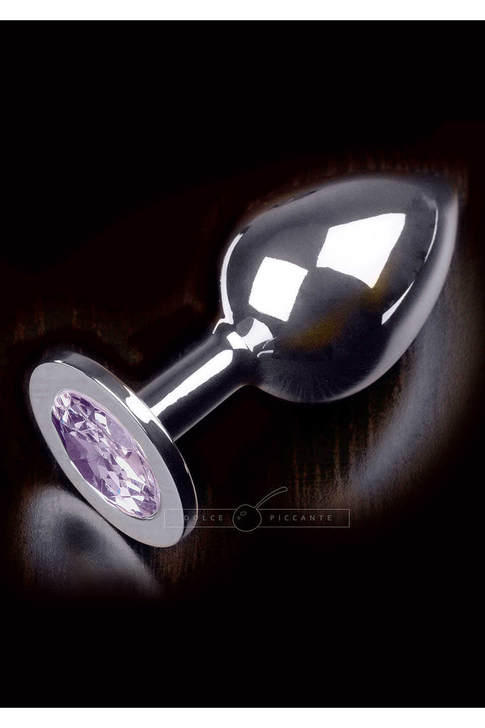 Dolce Piccante Buttplug Jewellery Large Silver Purple
