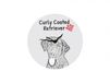 Art-Dog Horloge – Curly Coated Retriever