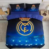 TRANKIELO® - Housse de couette de football pour adolescents – 135x200 cm – Microfibre, Respirant, Design moderne