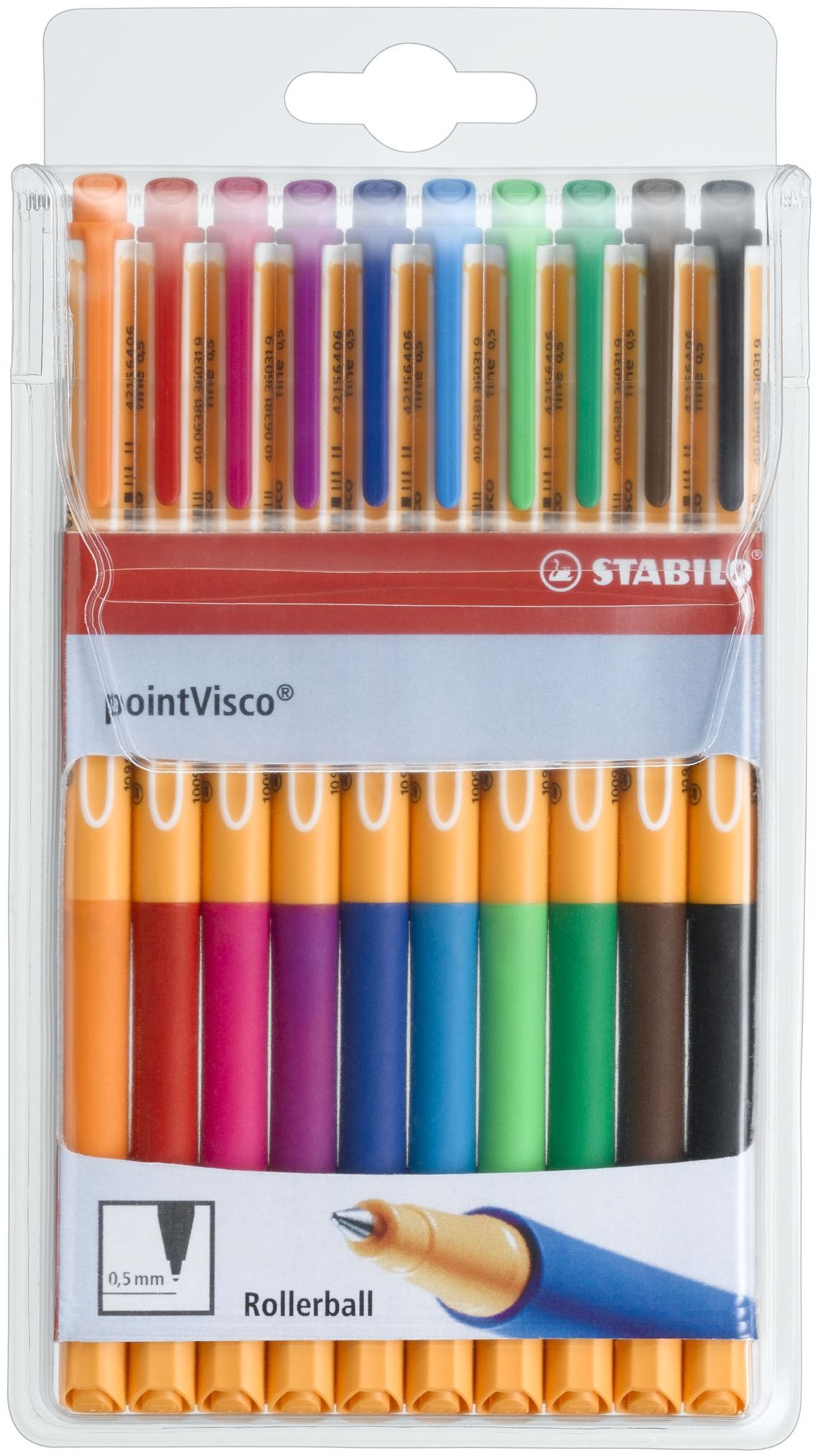 Stabilo PointVisco - Gelpennen - Multi - 10 stuks