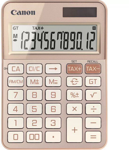 Canon KS-125KB Desktop Calculator Rose Gold