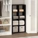 Furinno Kubieke Open Rug Multifunctionele Kleding & Kast Opslag Organizer Plank, 8-Cube, Donker Eiken