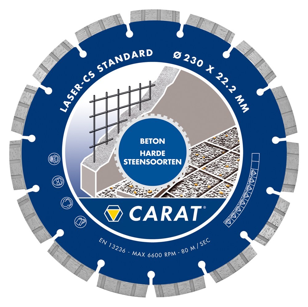 Carat Diamantzaagblad - Beton 125 mm