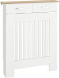 Homcom Cache-radiateur MDF Blanc 78 x 19 x 97 cm