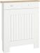Homcom Cache-radiateur MDF Blanc 78 x 19 x 97 cm