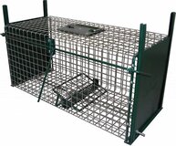 Merkloos / Sans marque Kwaliteits knaagdieren 2 deurs vangkooi