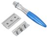Inox Dubbel Scheermes voor een Comfortabele Scheerbeurt