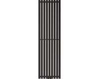 LuxeBath Badkamerradiator verticaal met middenaansluiting 480x1600 mm Zwart mat