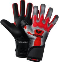 Erima Flex-Ray Pro Hardground Keepershandschoenen - Grijs / Rood - Maat 12