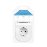 24-uurs digitale timer met 1 stopcontact en schakelaar, ideaal voor lichtbesturing en huishoudelijke apparaten.