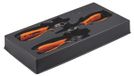 Bahco Jeu d'outils ERGO™ | pince combinée | pince coupante latérale | pince à bec long - 3 pièces - 9897G/3