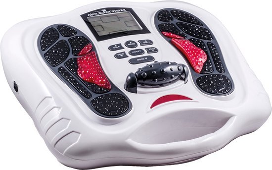 BioEnergiser Circulation Maxx Leg Revitaliser Bloedcirculatieapparaat - Voetmassage Spiersimulatie - Verbeter de bloedsomloop in benen en voeten - Ems/Tens apparaat leg trainer, spierstimulatie, incl. gel pads voor massage schouders en rug