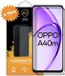 MobyDefend 2-Pack Screenprotectors - Gehard Glas met Zwarte Randen - Geschikt voor Oppo A40m