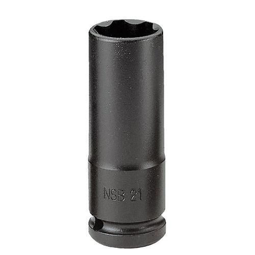 Dunwandige Krachtdop 1/2" | lang | 21mm - NSB.21
