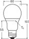Ledvance Classic LED Peer Mat 8,5W 806lm - 827 Zeer Warm Wit