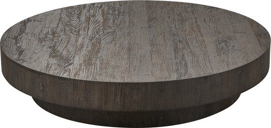 vtwonen Shield Too Salontafel - Donkerbruin - 100cm