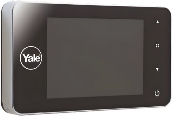 Yale Digitale Deurspion - DDV4500 - Zwart/Zilver - Met Opnamefunctie - 4 inch Display