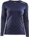 Craft Rush L/S Tee Sportshirt Dames - Maat XL - Navy