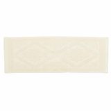 Antislip Sibilla Antislip badkamertapijt, ivoorkleurig, 60 x 180 cm, van 100% katoen