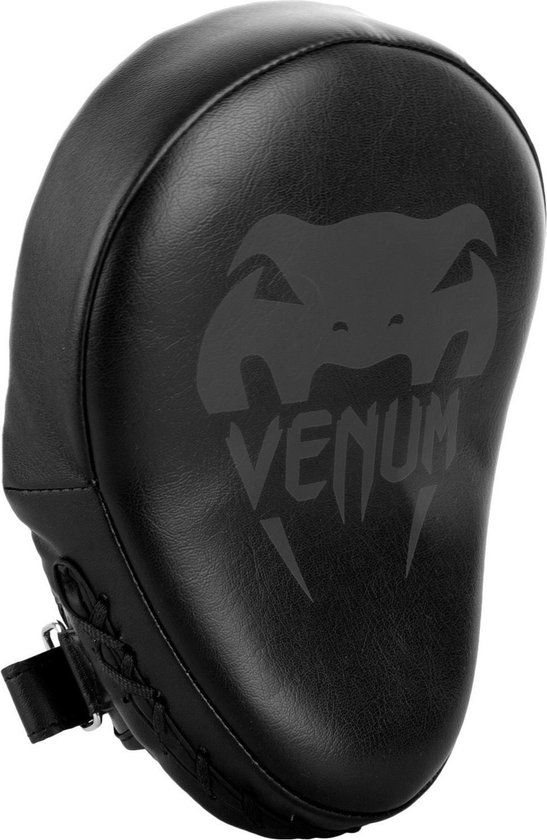 Venum Focus Mitts – Zwart/Zwart – Kunstleer – 1 jaar garantie