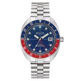 Bulova 96B405 Oceanographer Automatisch Polshorloge Heren Staal Zilverkleurig Blauw Saffierglas 20 ATM