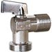 Robinet de machine à laver - Équerre - Quart de tour - Chromé 15x21 mm