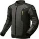 Modeka Khao Air II veste textile moto imperméable, gris foncé/noir, taille 2XL