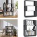 vidaXL Boekenkast/kamerscherm 80x25x101 cm massief grenenhout grijs