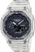 Casio G-SHOCK Classic horloge GA-2100SKE-7AER, transparant skeletontwerp, 45,4 x 48,5 x 11,8 mm, kunststof band