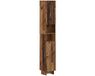 vidaXL Badkamerkast met Open Plank EDE Oud hout 30 x 31 x 190 cm