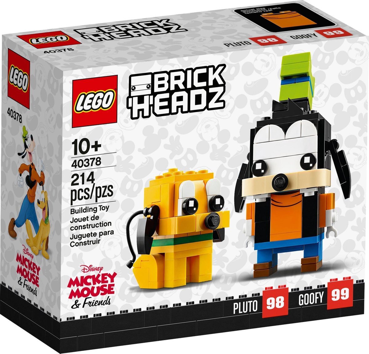 lego BrickHeadz Goofy en Pluto - 40378