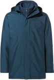 VAUDE Men's Idris 3in1 Parka IV, 3in1 Jas, Regenjas, outdoorJas, Regenjas, met kap, Hardshell Jas, Regenjas, waterdicht, Heren, Outdoorjas
