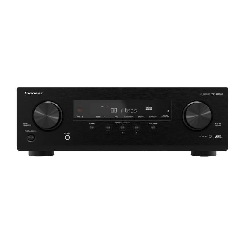Pioneer VSX-535D - 5.2 AV Receiver | 80W per channel | 8K | Bluetooth | DAB+