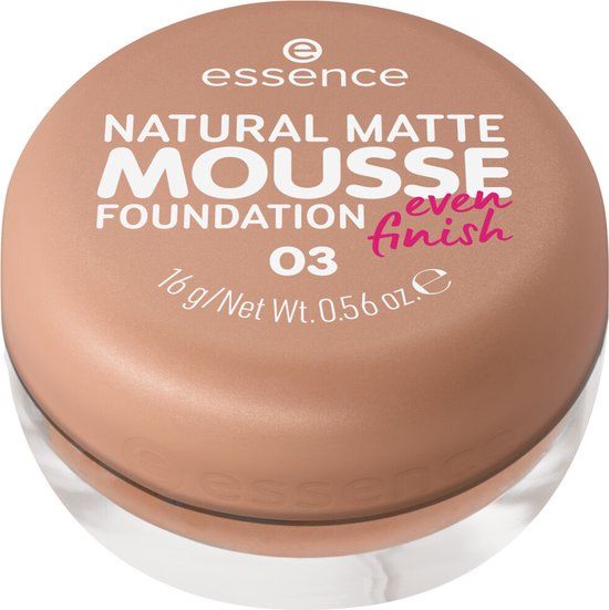 Essence Natural Matte Mousse Foundation 03 - 16g